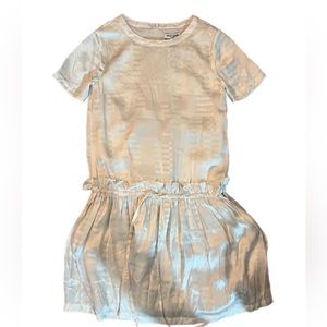 Opening ceremony off white silk s/s silk dress new with tags